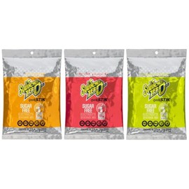 Sqwiincher Zero 3 Flavor - Qwik Stik - Sugar-Free Electrolyte Powdered Beverage Mix (150 Pack)