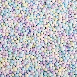 Mini Styrofoam Balls Assorted Mixed Color Craft Foam Ball for Making DIY Wedding Party Home Decoration Approx 15000Pcs 2-4mm(0.08inch-0.15inch)