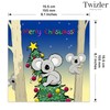 Twizler Lustige Weihnachtskarten, 6 Stück – Koalabär-Design – 6 Stück