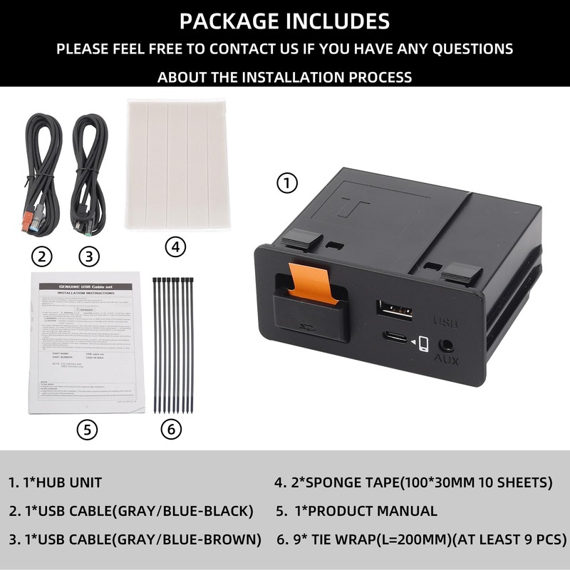 Dasbecan TK78-66-9U0C Type-C Mazda Apple Carplay Android Auto Retrofit Kit