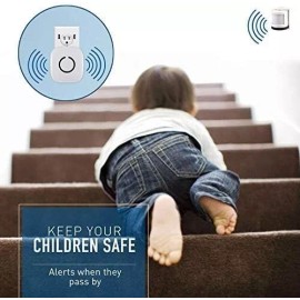 Sadotech Wireless Entry Door Bell Welcome Motion Sensor Detector Gate Chime Alert Alarm