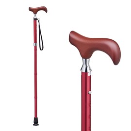 愛杖 レッド ケイ・ホスピアE-203Ｂ折りたたみ【適用身長：約148cm～168cm】