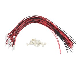 Cermant 20 Sets SH1.0mm 2 Pin Connector Plug Male with 200mm Wire and Female Connector (SH1.0mm 2 Pin)