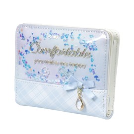 Anilet + Mini Wallet, Bifold Wallet, Kids, Girls, Sequins, blue (light)