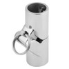 DEWIN Marine Tube Connector, Marine Stainless Steel Folding Swivel Coupling