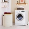 MEGASKET Large Laundry Hamper 16"x13"x22" - Tall Woven Laundry Basket,