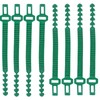 8 PCS Tree Stake Support Bands, Heavy Duty Adjustable Interlock,