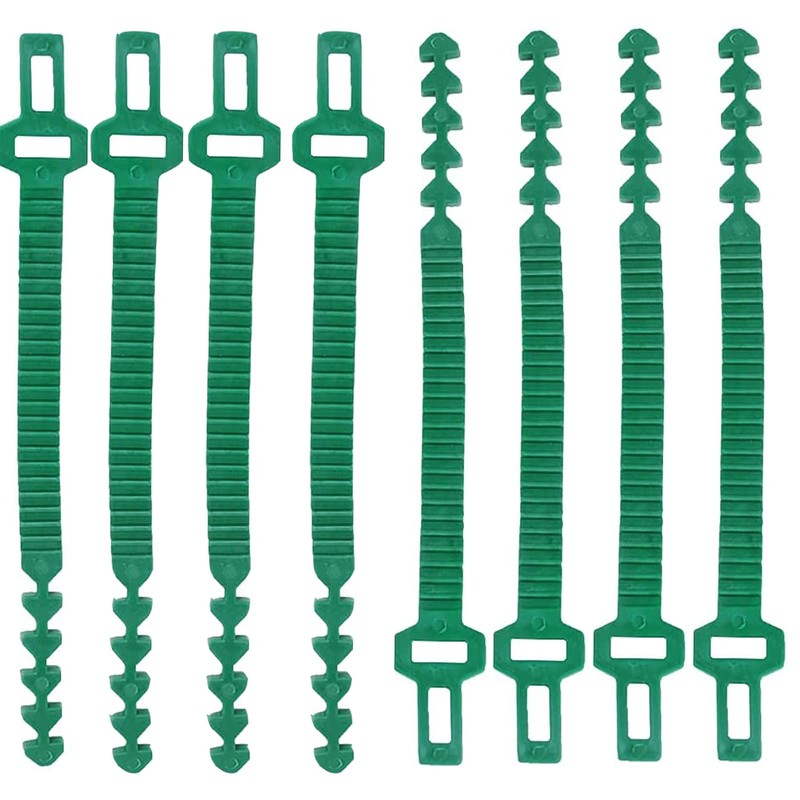 8 PCS Tree Stake Support Bands, Heavy Duty Adjustable Interlock,