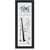 Time For Everything Black Framed Print Wall Art