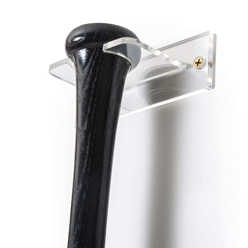 YOGOTEU Baseball Bat Holder, Wall Mounted, Baseball Bat Holder, Baseball
