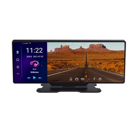 BT Wide Screen Car Video Recorder Auto Dash Cam Car Camera Recorder Night Viewing 10.26in DVR 170 Degree Wide Angle Car Global Positioning System Navigation Camcorder ALKOY