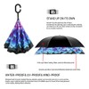 MRTLLOA Double Layer Inverted Umbrella with C-Shaped Handle, Anti-UV Waterproof