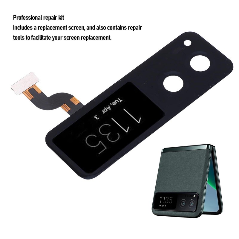 Yoidesu for Moto Razr + 2023 Screen Replacement Kit Razr