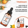Liposomal Vitamin C Liquid 2000 mg, 2 Bottles, High Dose