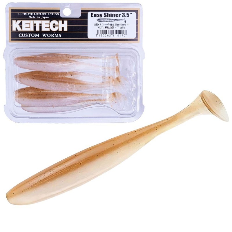 Keitech Easy Shiner 3.5" #424 Lime Shart
