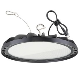 kadision UFO LED High Bay Light, 150W 21000lm Super Bright 5000K, 120V Plug-in Commercial High Bay LED Shop Lights for Warehouse Factory Barn Garage, ETL-Listed 1-Pack