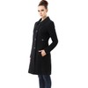 BGSD Women Heather Wool Blend Walking Coat (Also available in