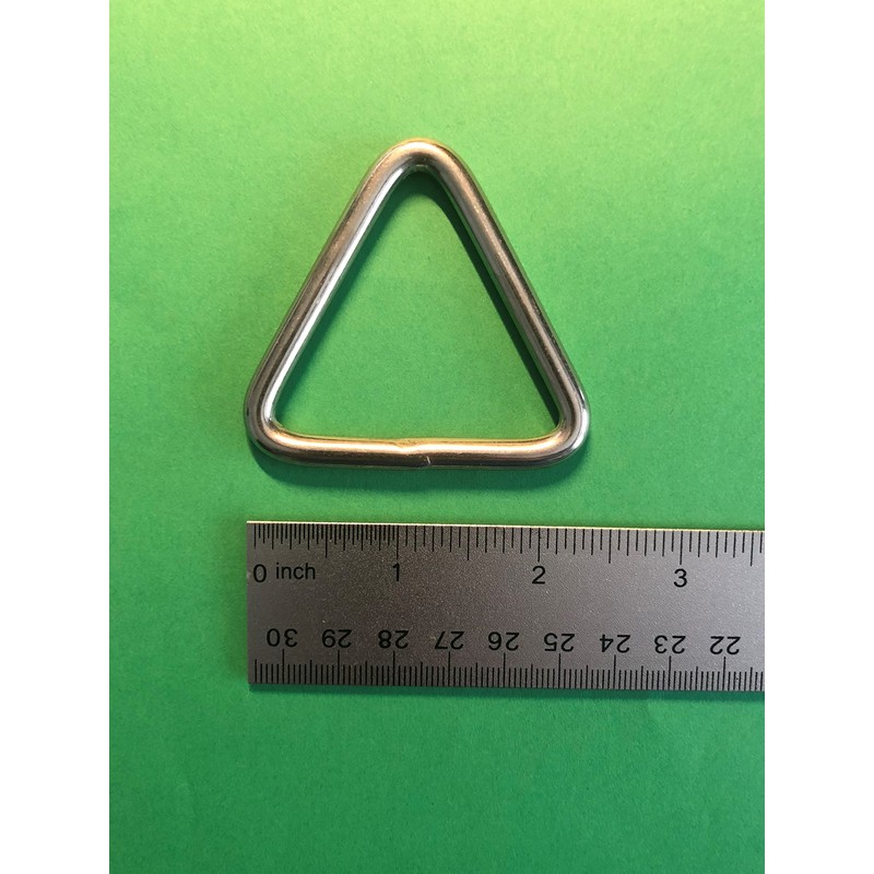 US STAINLESS 5 Pieces Stainless Steel 316 Triangle Ring Welded