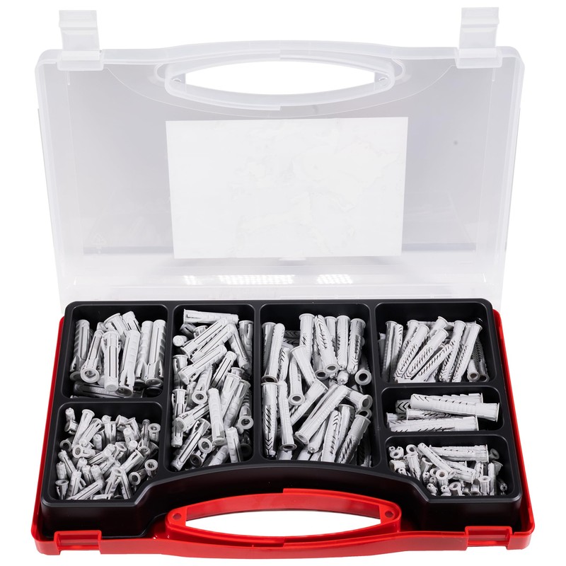 fischer Meister-Box XL Universal, 290-Piece Dowel Set, 5-10 mm Diameter,