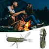 Snowtain Outdoor German Army Cutlery, Stainless Steel Camping Cutlery with