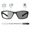Transition Photochromic Bifocal Reading Glasses For Men Women Wrap Around