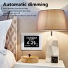 10 Inch Digital Calendar Clock 8 Languages Auto Dimming Electronic