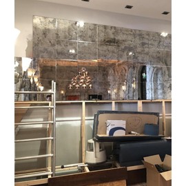 20 x 20 antique mirror tiles, vintage antique mirror tiles, mirror for personal or commercial use, super unique luxury decoration, mercury glass, antique mirror glass