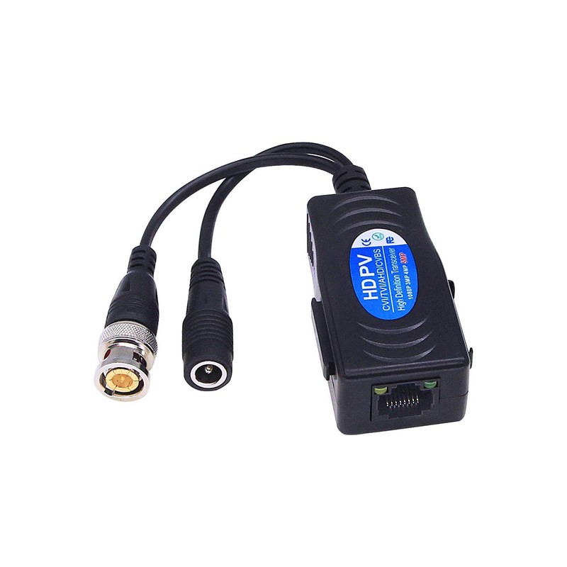 SinLoon 2 Pairs Passive Video HD-TVI/CVI/AHD Balun 1080 P-5 MP