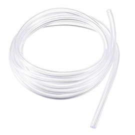 sourcing map PVC Hose Tube, 3mm(0.11") ID x 5mm(0.19") OD 1.5m/4.9ft Clear Vinyl Tubing, Plastic Flexible Water Pipe
