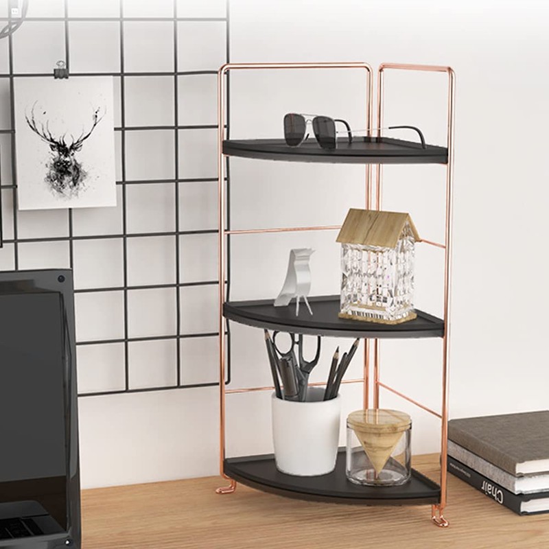3-Tier Bathroom Countertop Organizer, Vanity Tray Cosmetic & Makeup Storage,