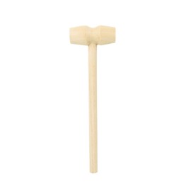 O'Creme Mini Wooden Mallet, Chocolate-Heart-Breaking Hammer to Open Chocolate Bombs or Hearts and Get the Treats Inside - 20 Pieces