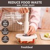 FreshSeal Glass Vacuum Sealable Container Set for Food Storage, 9