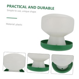 Angoily 2pcs Automatic Parakeet Water Dispenser Bird Feeder for Cage Easy Install No Bird Feeding Accessory for Parrots