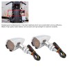 2Pcs Motorcycle Turn Signal Lamp Brake Light Vintage Grille Modification