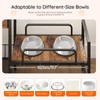 HOOBRO Raised Dog Bowl Stand with 2 Feeding Stations, Elevated