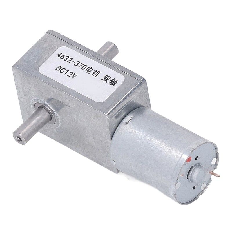 Double Shaft Gear Motor Self Locking CW CCW Aluminum Alloy
