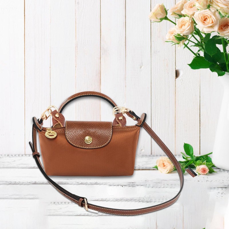 Strap compatible for Longchamp Mini Bag,Handbags Straps with Gold Hardware,