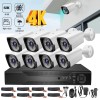Unbranded 4K HD Surveillance Cameras CCTV Outdoor 8CH DVR Home