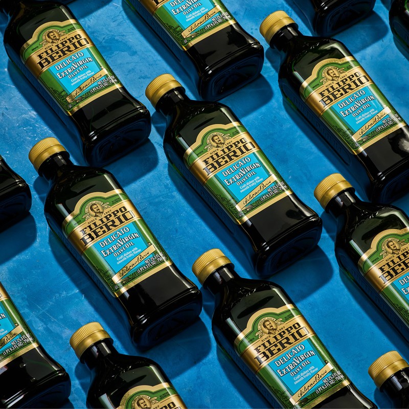 Filippo Berio Cold Pressed Extra Virgin Olive Oil, Delicato, 25.3