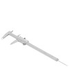 Fdit Vernier Caliper, 150mm/200mm/300mm High-Carbon Steel Vernier Scale Measuring Gauge,