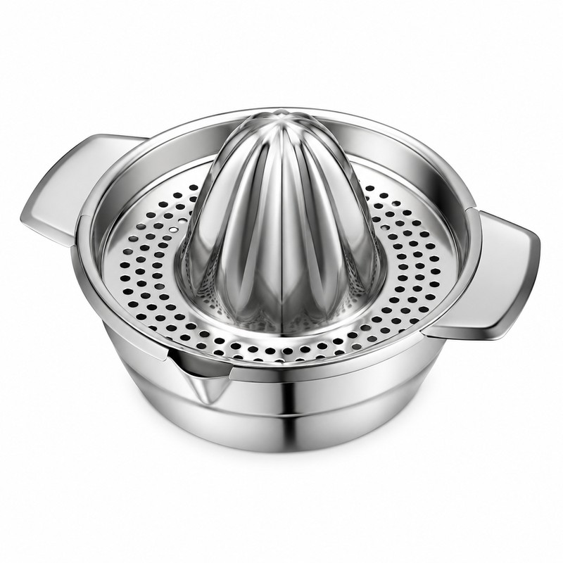 Manual Citrus Juicer for Fresh Juice – Stainless Steel Lemon