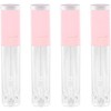 Envases Vacíos de Brillo de Labios Plástico Rosa 4 Piezas 8ml Viaje y Traslado, Aptos para Líquido Labial y Aceite, Formato Portátil de 8ml