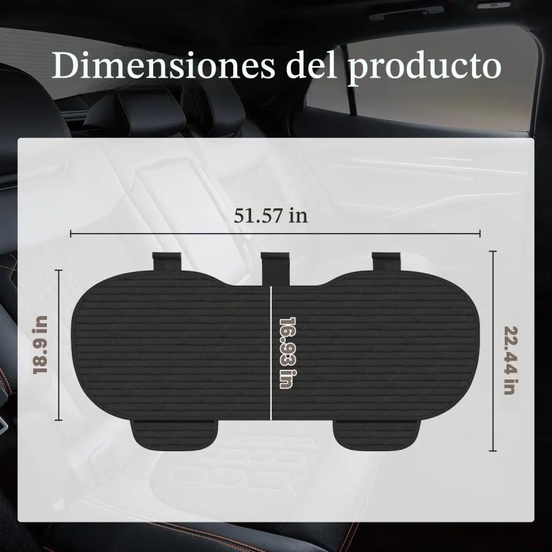 Funda De Asiento Trasero De Automóvil, Antideslizante
