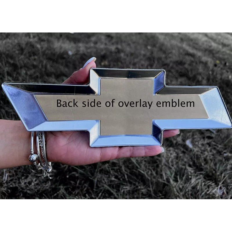 EverPartStore Front Bowtie Overlay Metal Flag Emblem for (2019-2022 Silverado