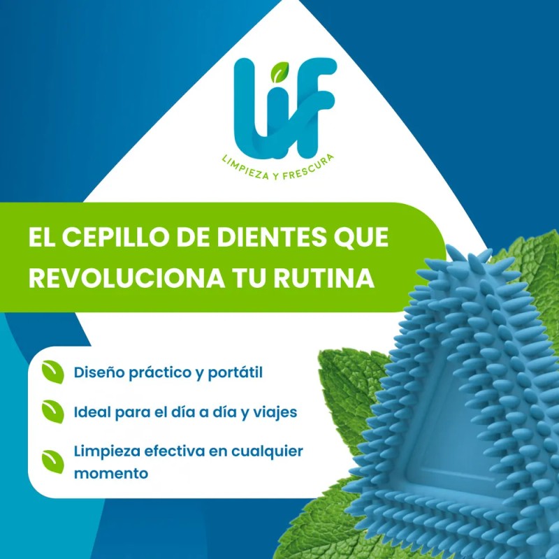 Lif pack 4 cepillo bucal masticable 30 unidades por paquete