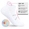 WeciBor Womens Bamboo Trainer Running Socks, Low Cut Cushioned Breathable