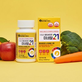 See detailed page Iljin Healthcare Daily Multivitamin Mineral 21 900mg x 60 tablets, 13 types of vitamins, 8 types of minerals / 일진헬스케어 데일리멀티비타민미네랄21 900mg x 60정 비타민13종 미네랄 8종