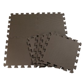 Showa Chemical EVA 30 Joint Mat, 8 Pieces, Brown, 11.8 x 11.8 x 0.5 inches (30 x 30 x 1.2 cm)