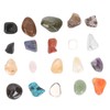 Kisangel 20pcs Polished Gemstones and Crystals Box Natural Rocks and