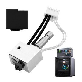 3D Printer 0.2mm S1C Hotend 2Pack Hardened Hotend for Kobra S1 Combo Stainless Steel Print Head Extruder Kit Hot End Hardened Steel Nozzle for Kobra S1 Combo/ACE Pro